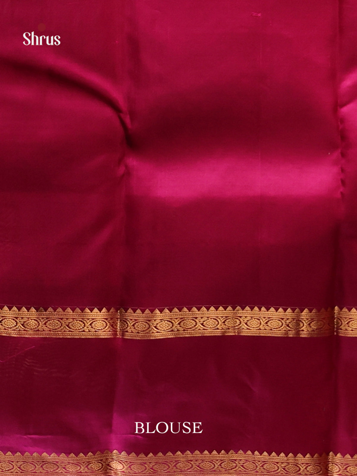 majenta with zari Kanchipuram silk -2