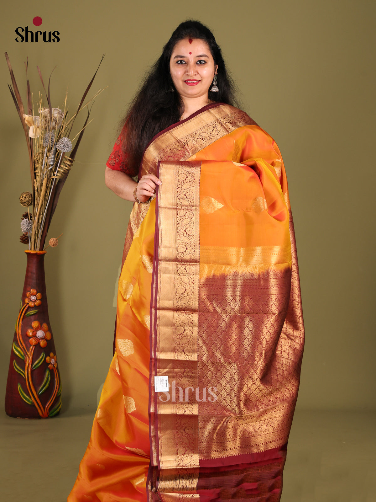 DHS14040-Kanchipuram-halfpure - Shop on Shrus.com