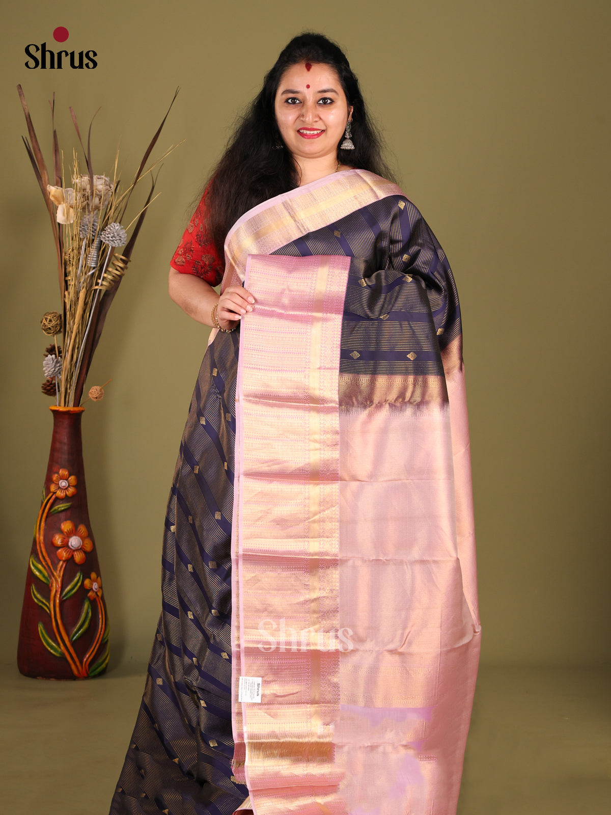 DHS14046-Kanchipuram-halfpure - Shop on Shrus.com