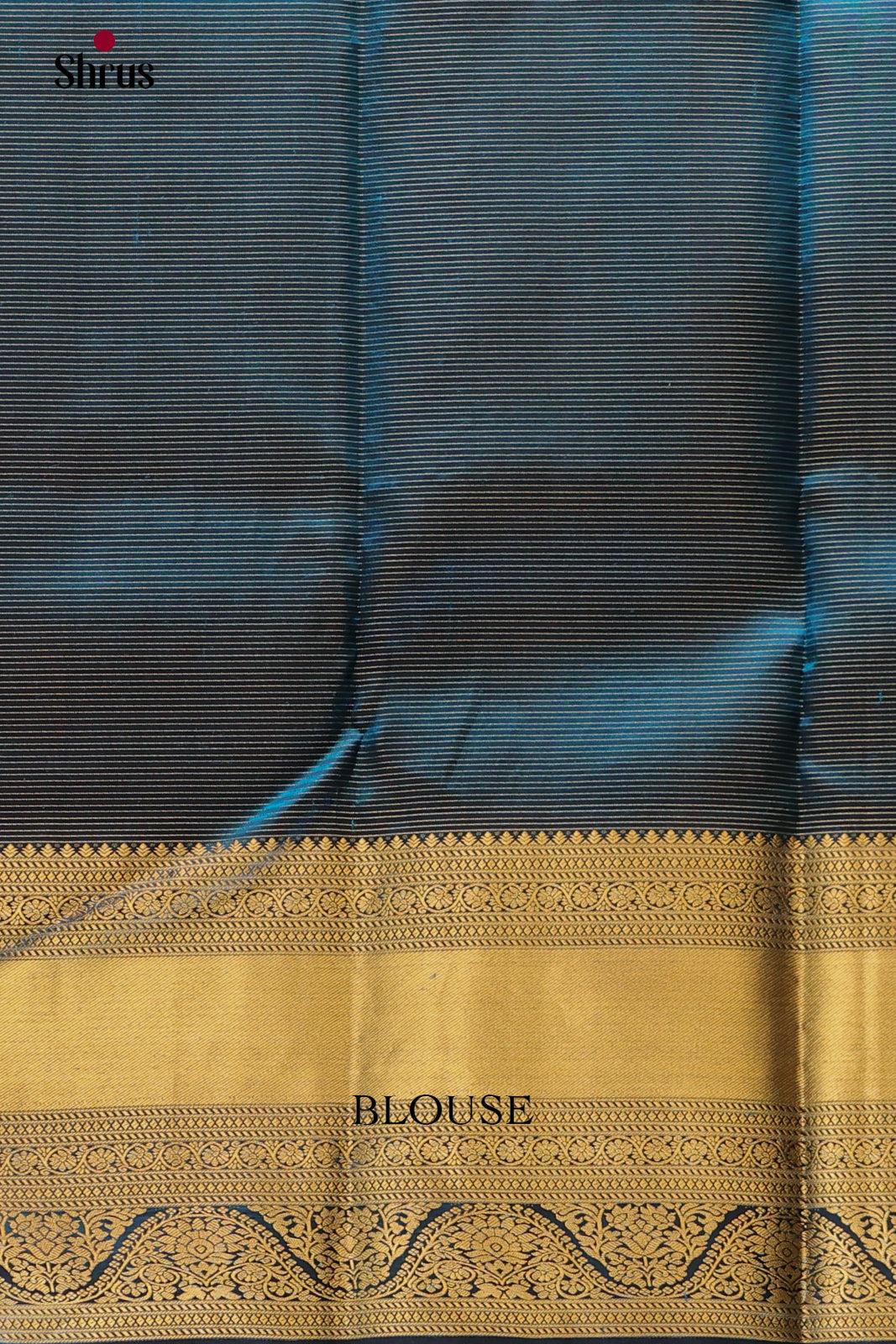 ice blue Kanchipuram-halfpure -2