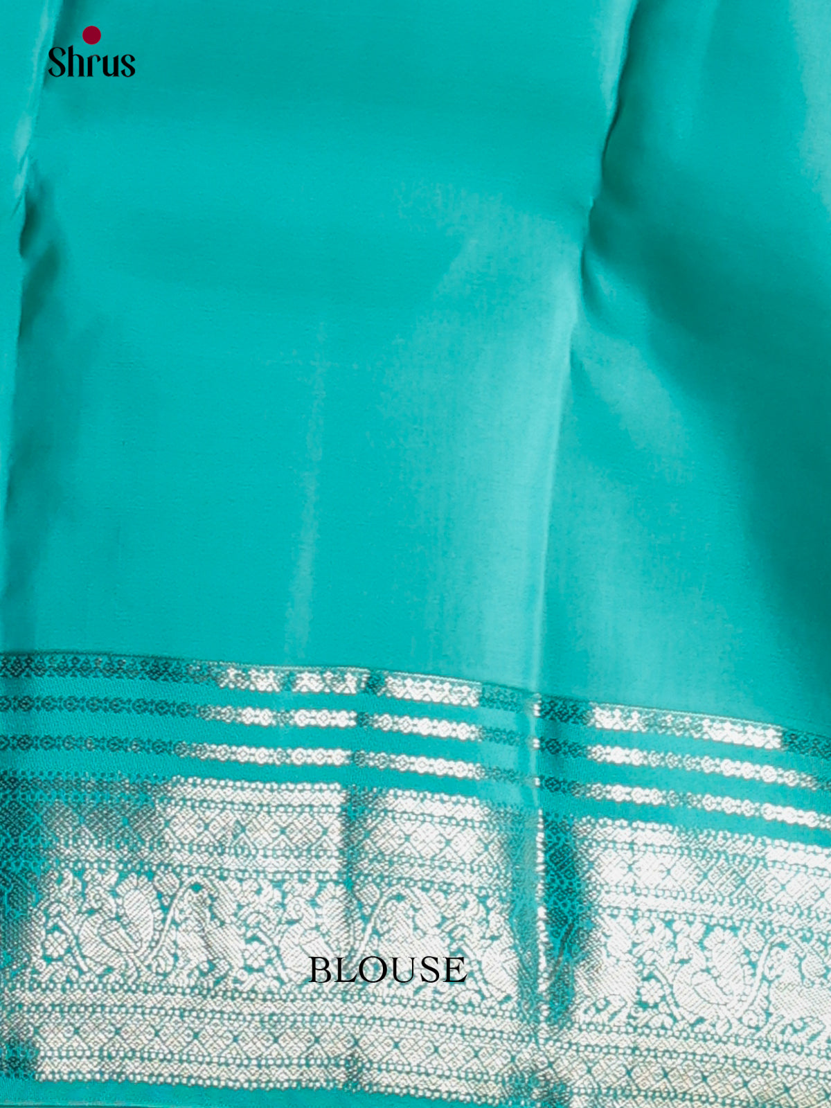 Yellow and sky blue Kanchipuram halfpure -2