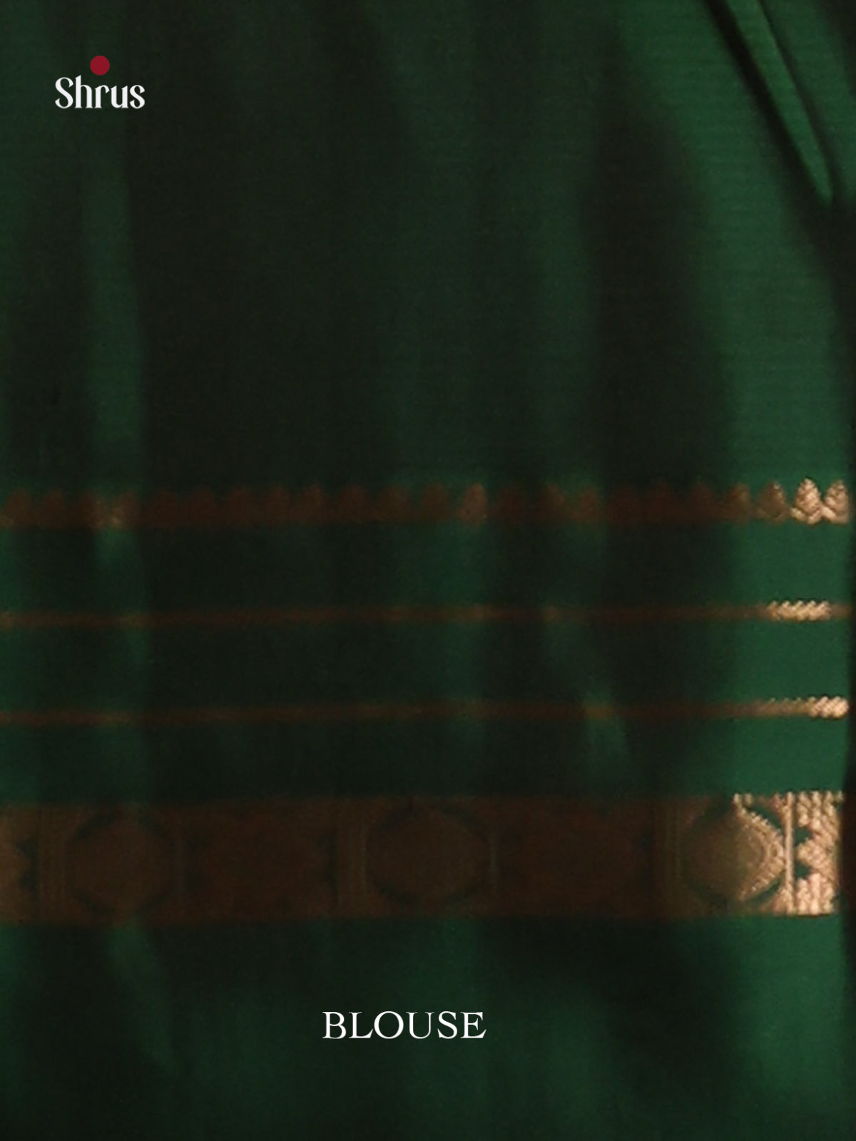 Luminous Pink Soft Silk saree with Golden Buttas & Green rettaipet zari border - Shop on Shrus.com