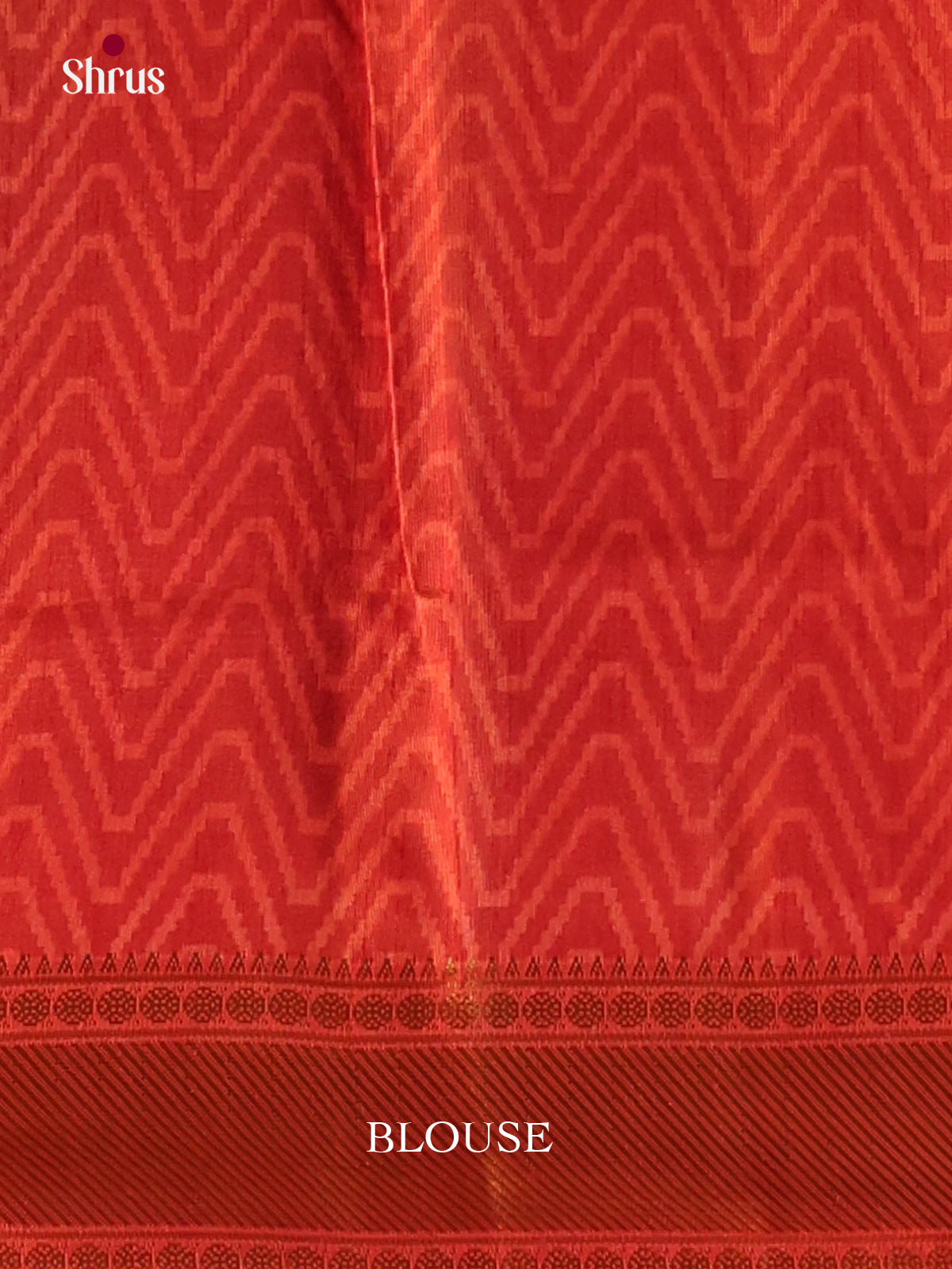 orange semi patola saree -1