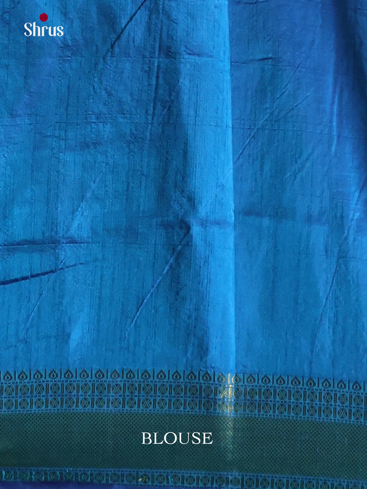 full blue semi patola saree -1