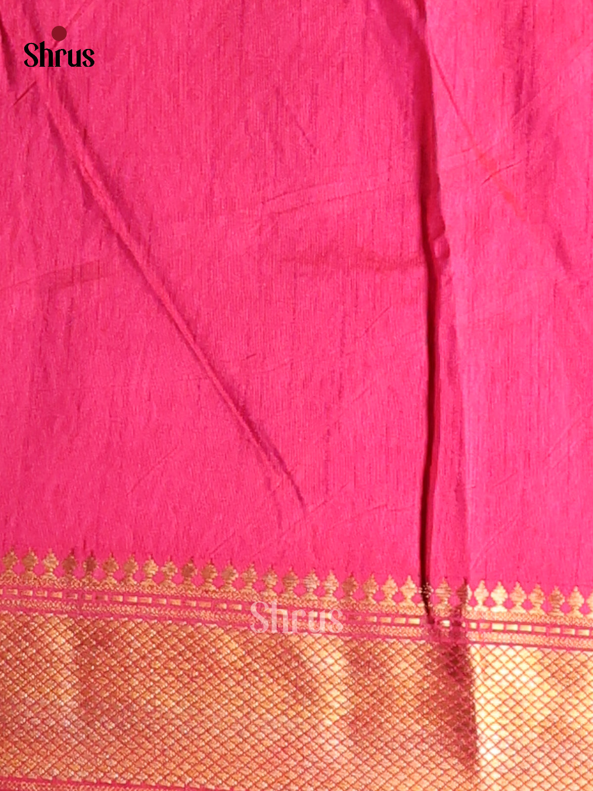 Purple & Pink - Semi Patola Saree -1
