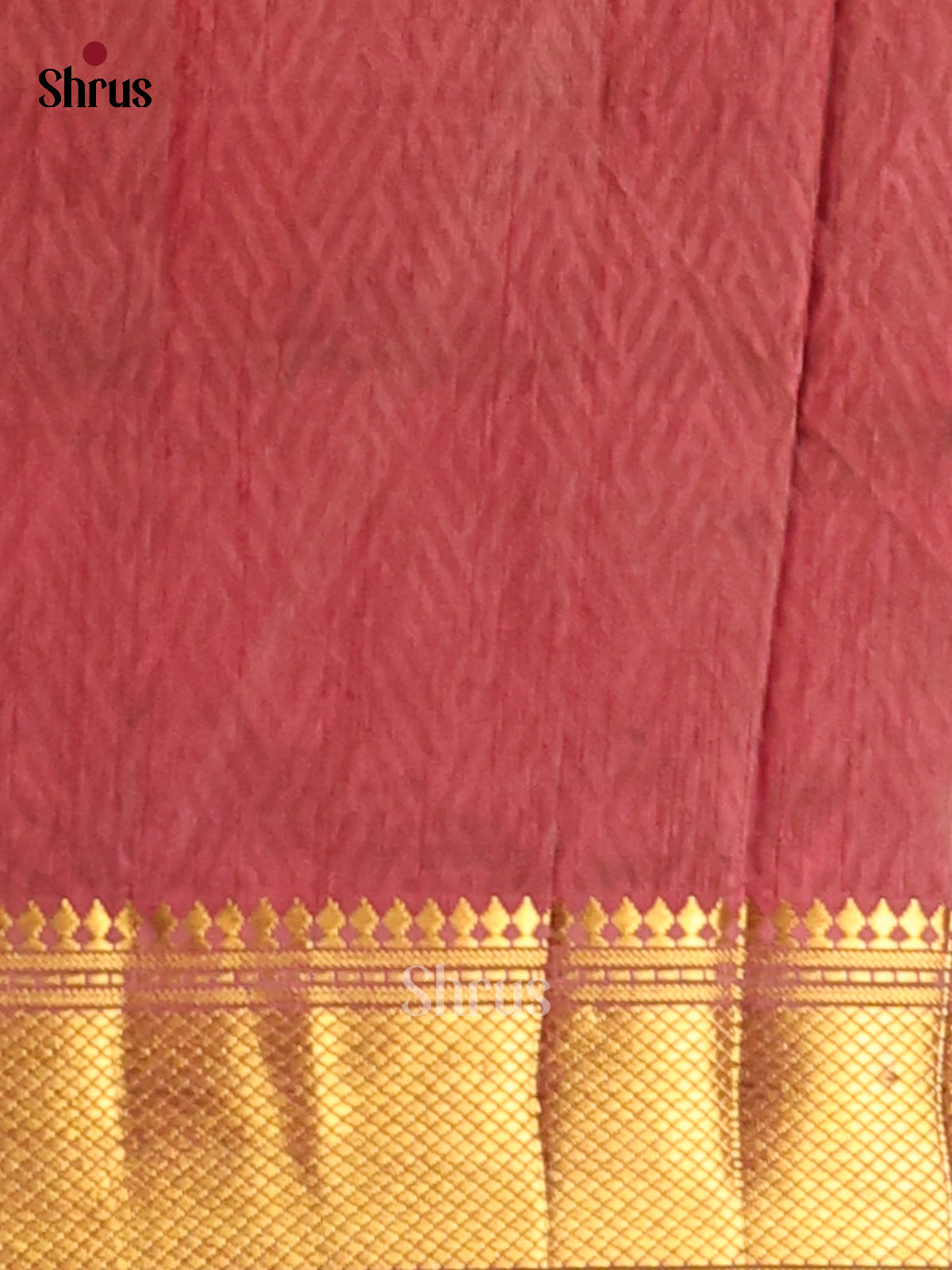 Green & Brown - Semi Patola Saree -1