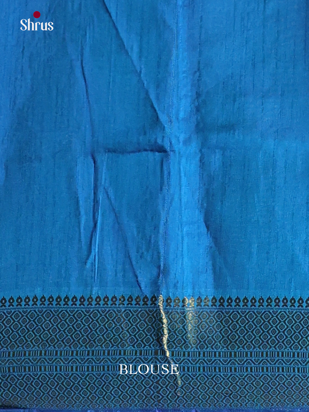 blue Semi Patola Saree -1