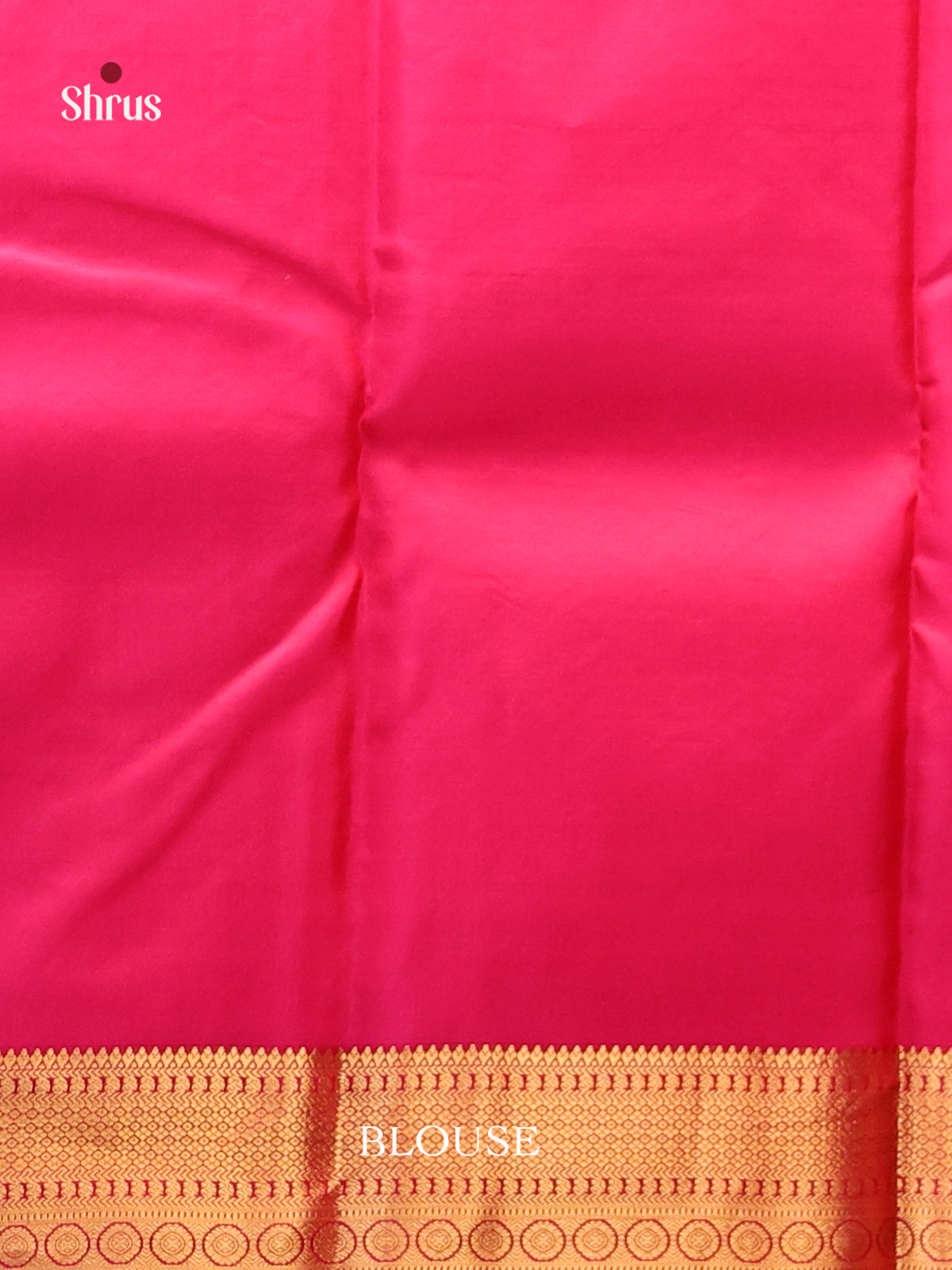 Orange & Pink - Kanchipuram-halfpure Saree 2