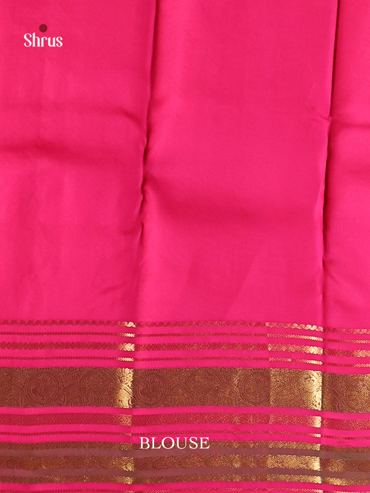 Jamun & Pink- Kanchipuram-halfpure Saree - Shop on Shrus.com