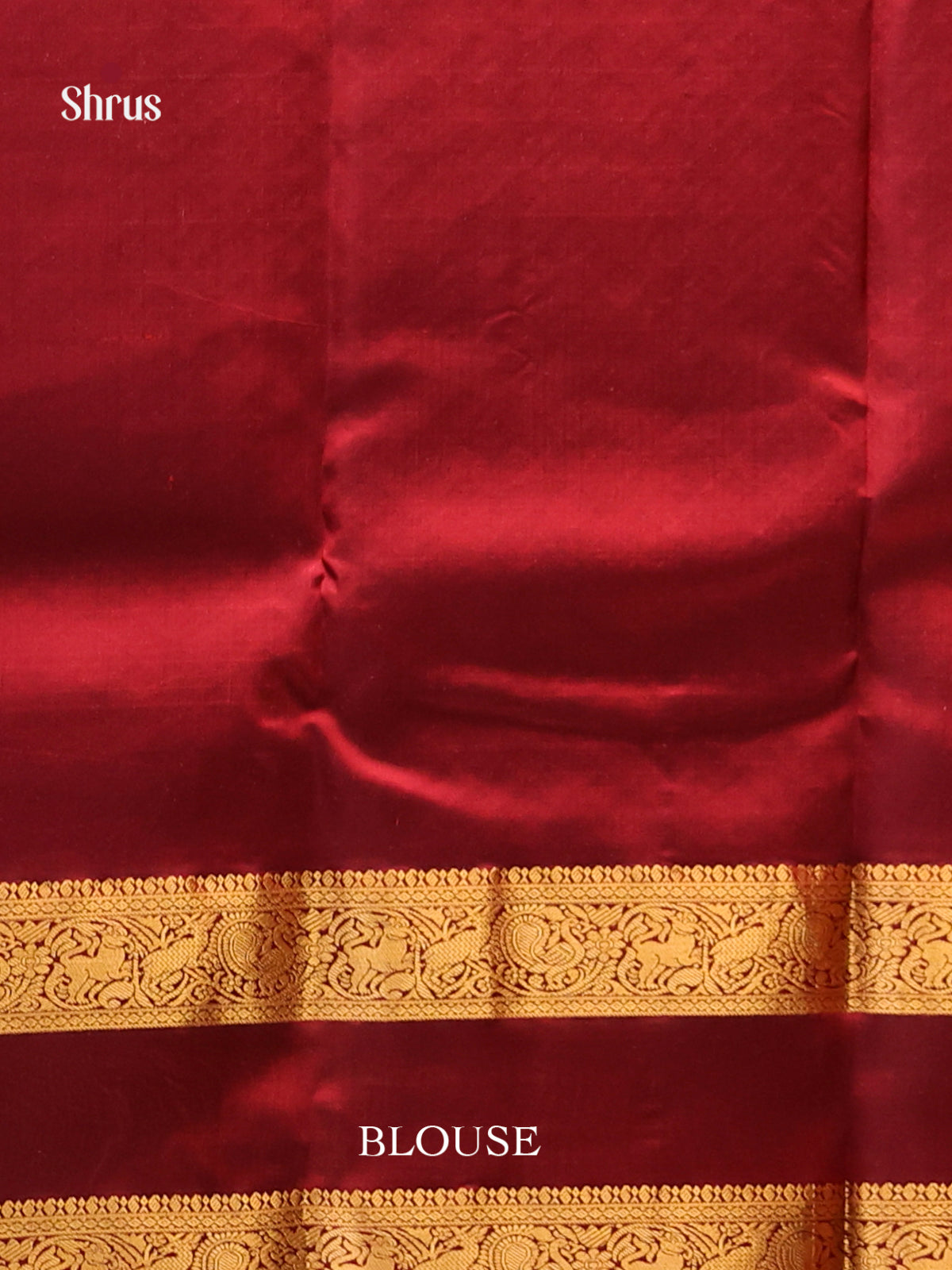 DHS16136 - Kanchipuram-halfpure Saree - Shop on Shrus.com