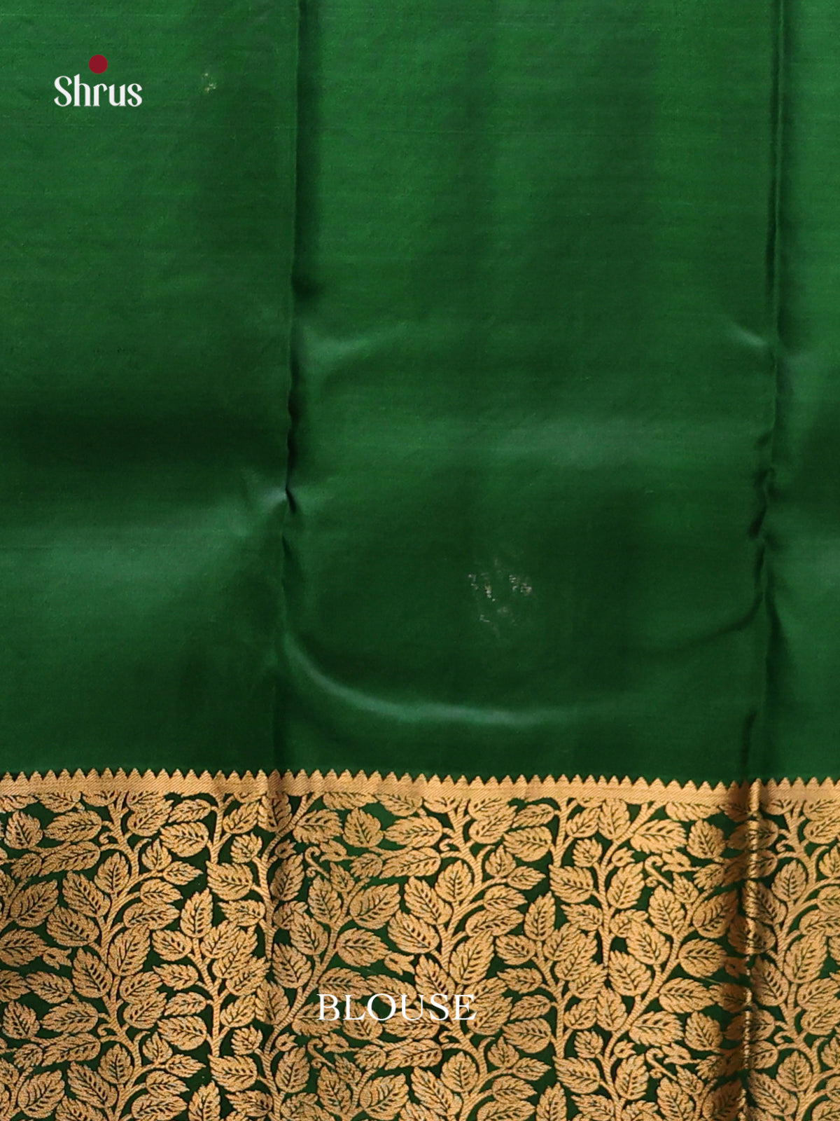 Mehandi Green & Green- Kanchipuram-halfpure Saree