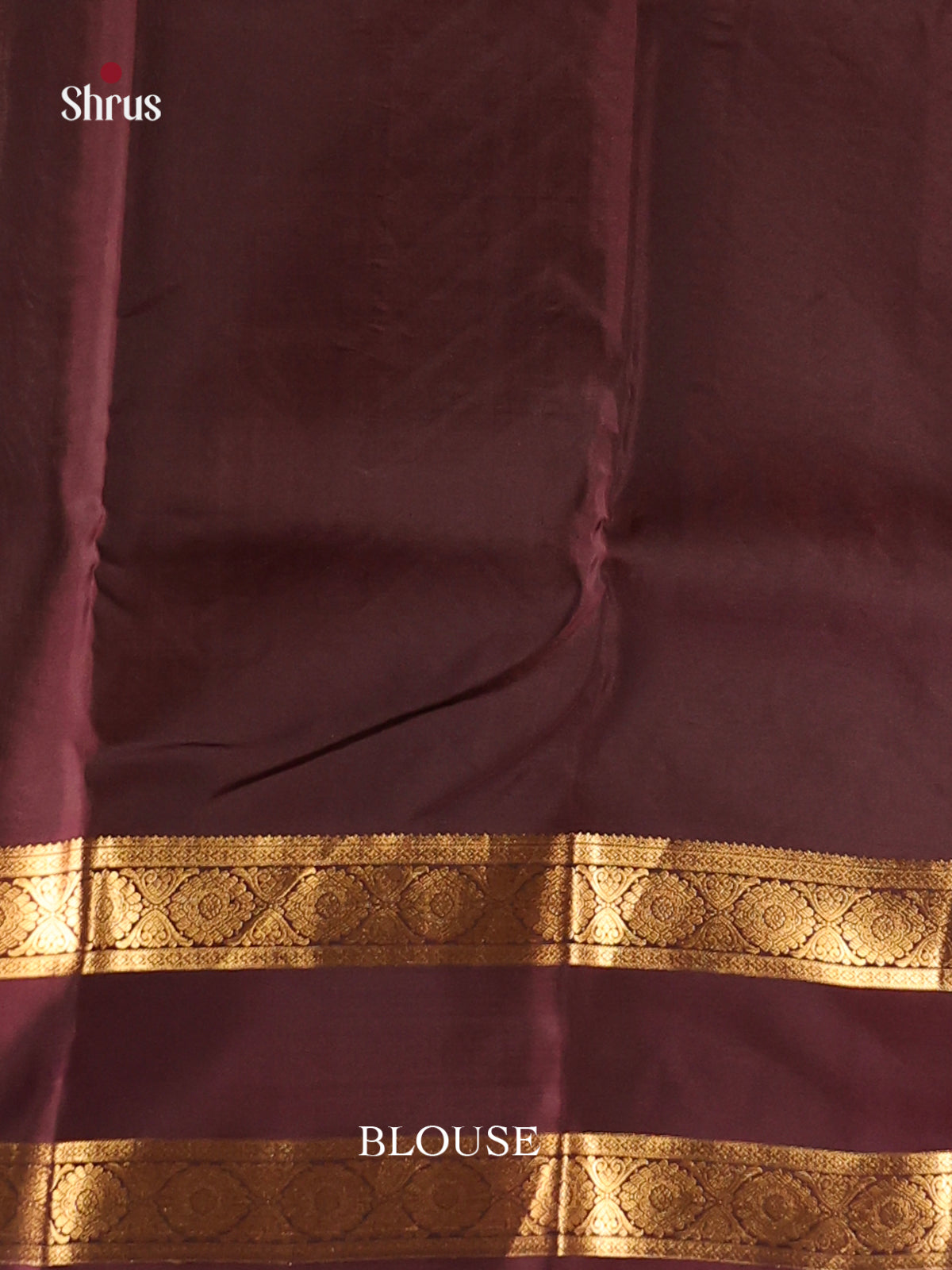 Grey & Arakku Maroon- Kanchipuram-halfpure Saree - Shop on Shrus.com