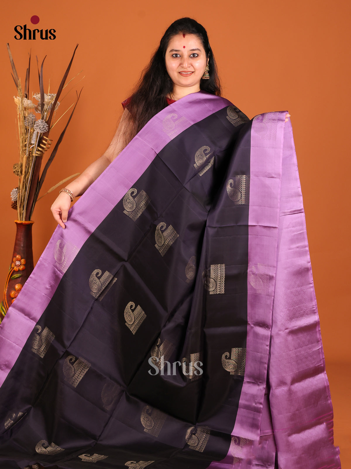 DHS18056 - Softsilk-halfpure Saree - Shop on Shrus.com