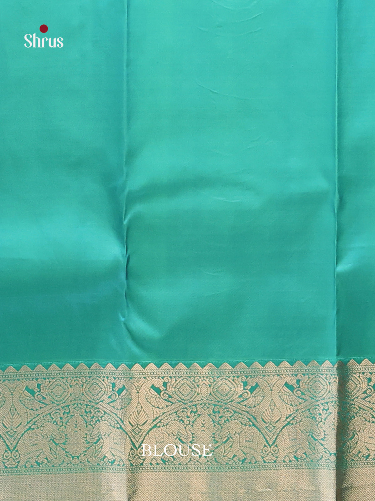 Pink & Green Kanchipuram Butta design Saree with rich elephant buttas border -2