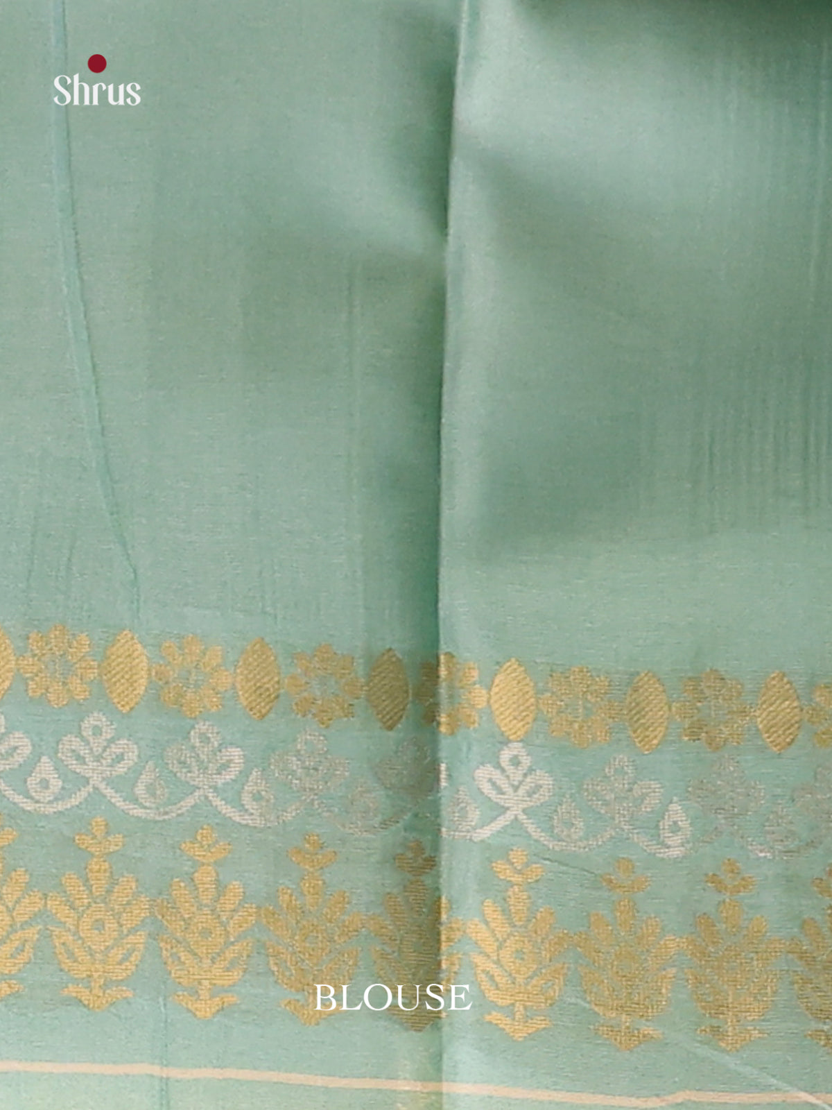 Pastel Green & Grey - Semi Tussar Saree