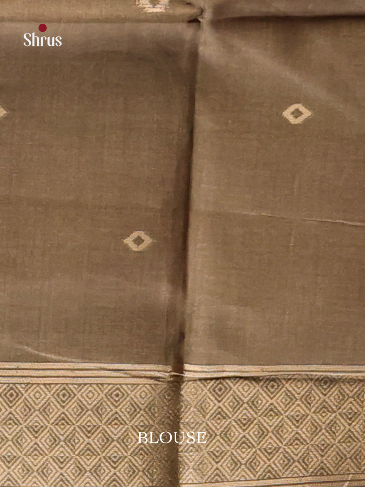 Mustard & Grey - Semi Tussar Saree - Shop on Shrus.com