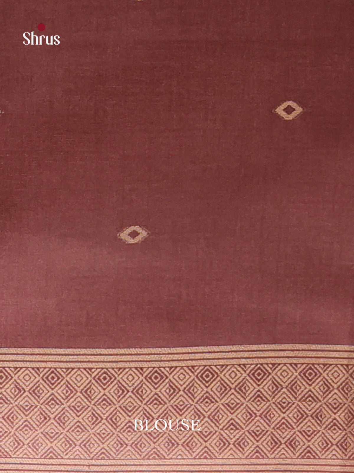Purple & Brown- Semi Tussar Saree