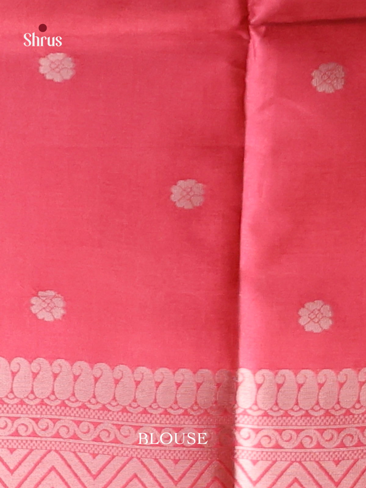 Pink(Single Tone) - Semi Tussar Saree - Shop on Shrus.com