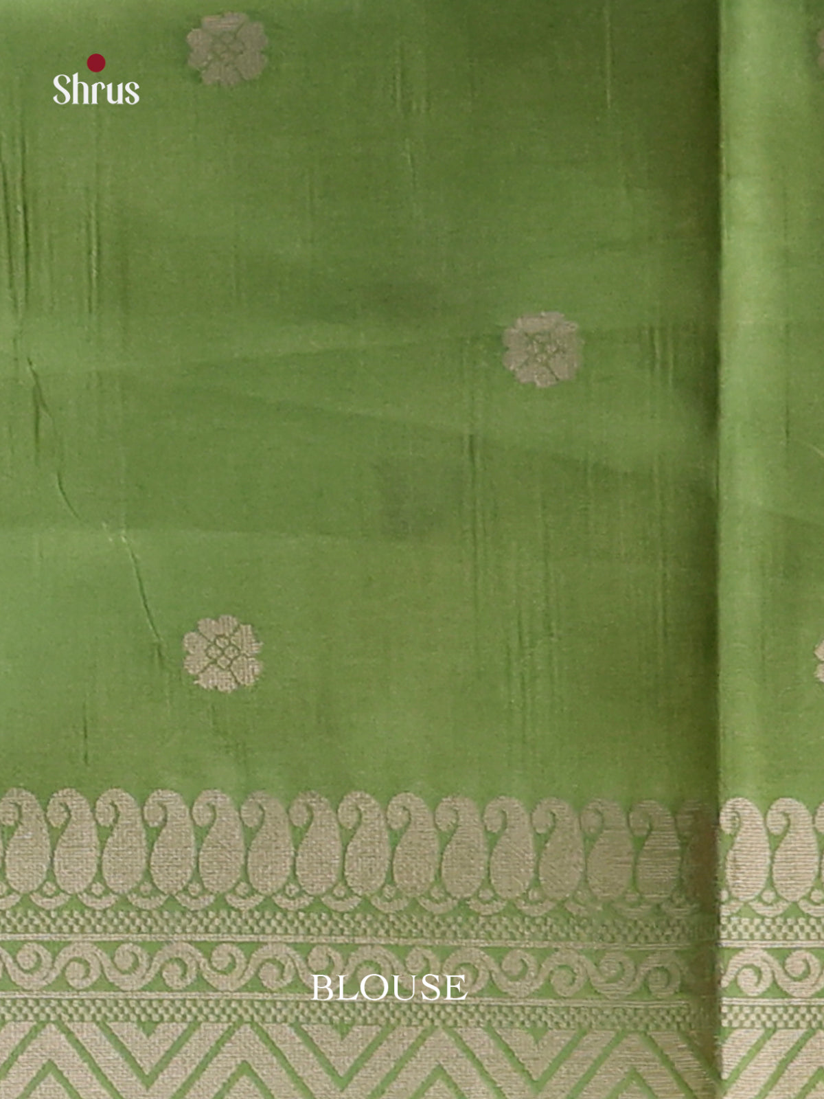 Pista Green(Single Tone)- Semi Tussar Saree