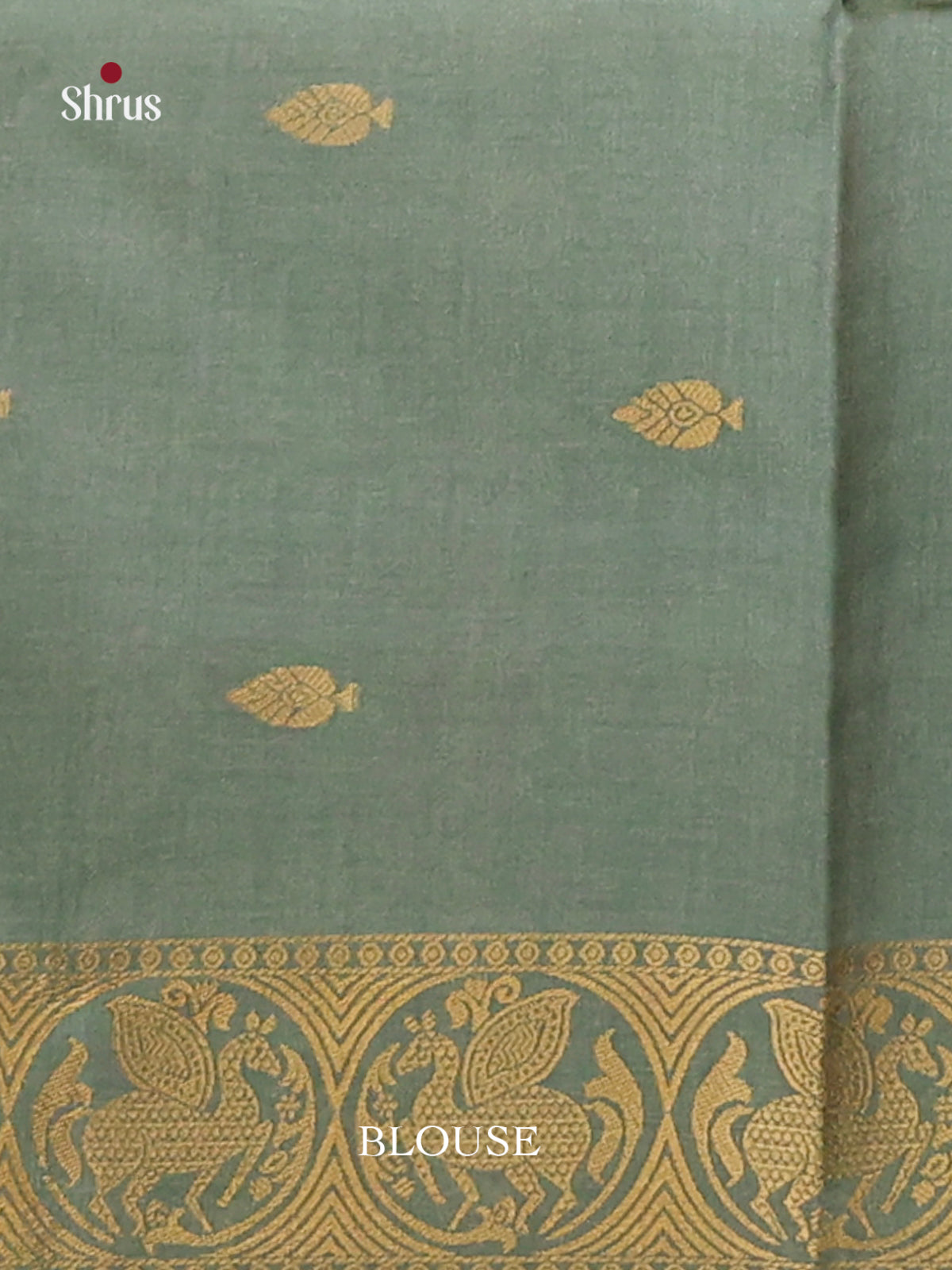 Green & Pastel Green - Semi Tussar Saree - Shop on Shrus.com