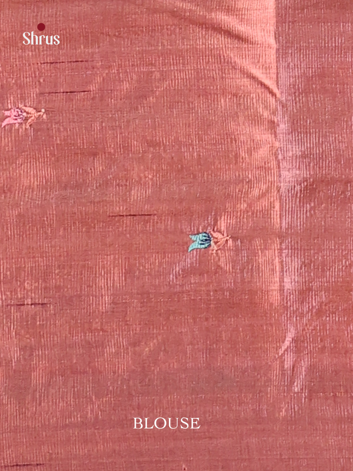 Dusty Brown - Semi Rawsilk Saree - Shop on Shrus.com