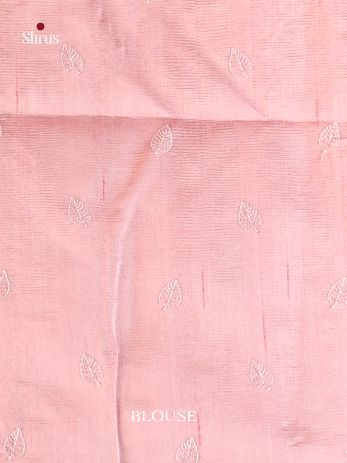 Pink - Semi Rawsilk Saree - Shop on Shrus.com