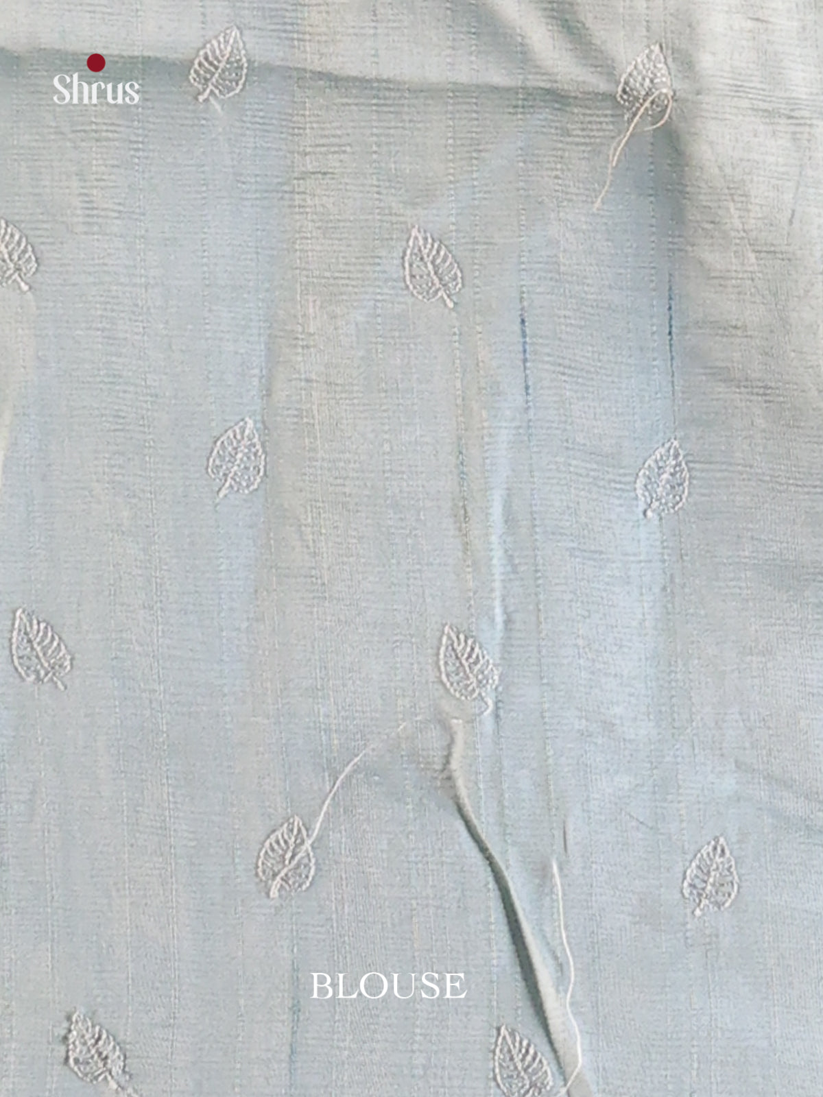 Light Blue - Semi Rawsilk Saree
