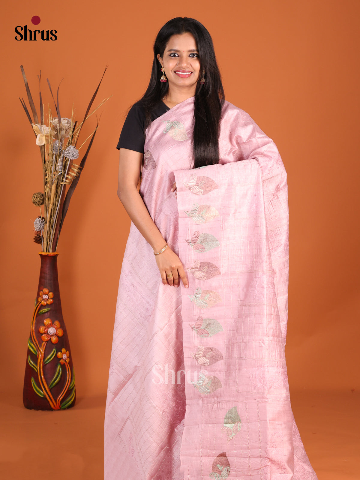 Mild Lavender - Semi Rawsilk Saree
