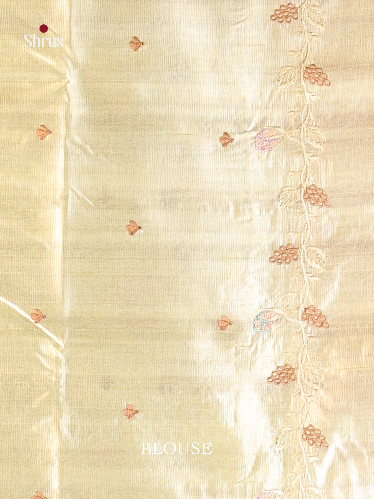 Pista Green- Semi Rawsilk Saree - Shop on Shrus.com