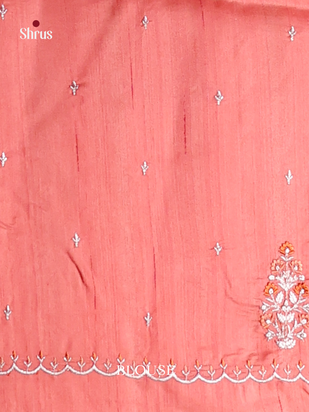 Pink - Semi Rawsilk Saree - Shop on Shrus.com
