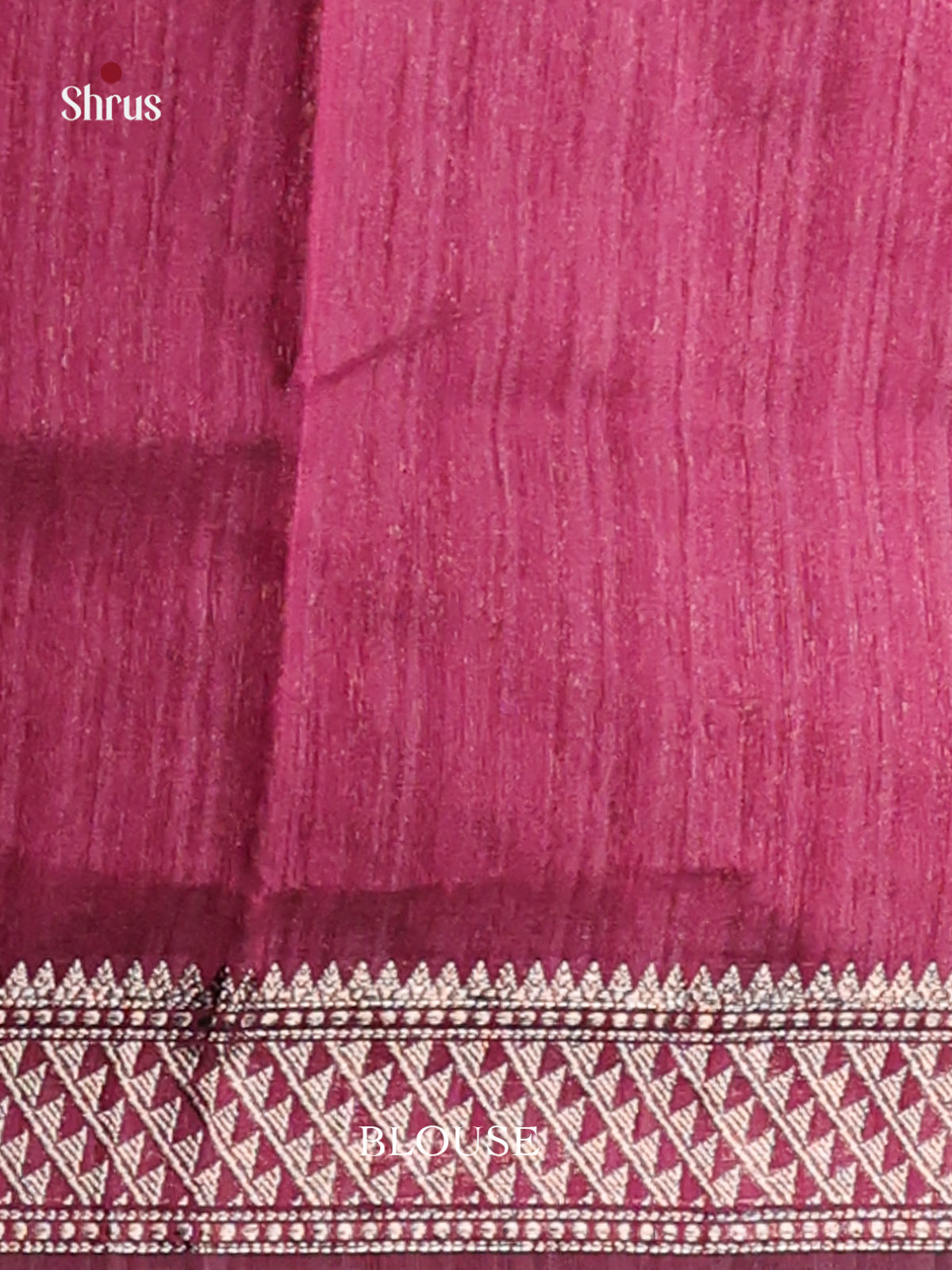 Maroon - Semi Jute Saree