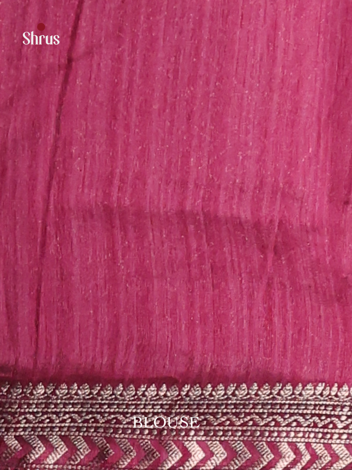 Maroon - Semi Jute Saree