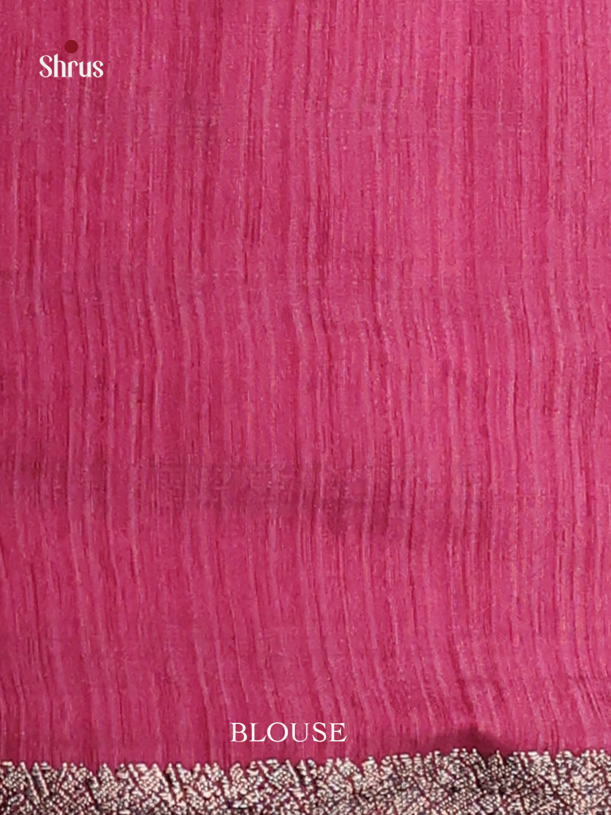 Maroon - Semi Jute Saree