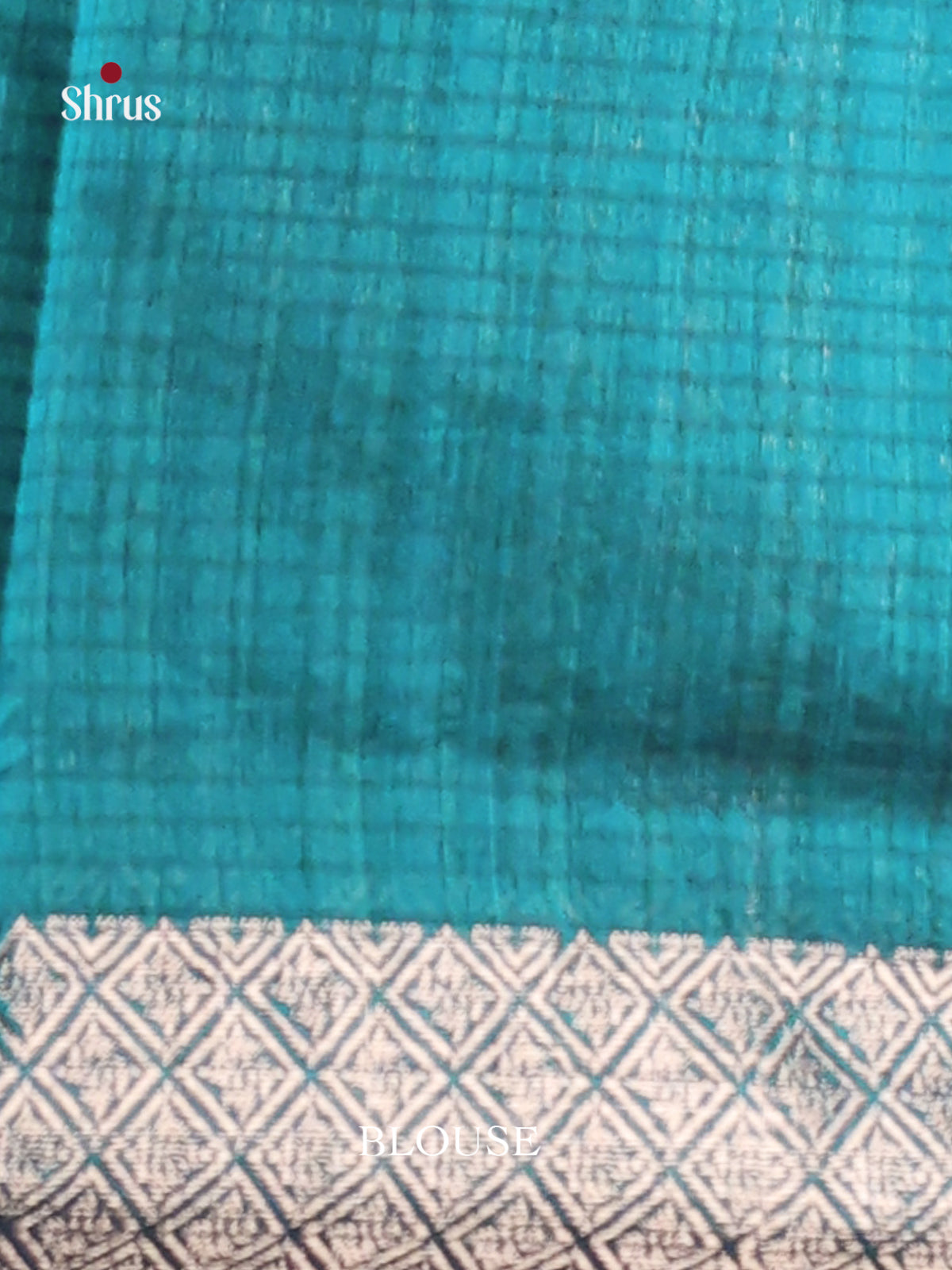 Green - Semi Jute Saree - Shop on Shrus.com