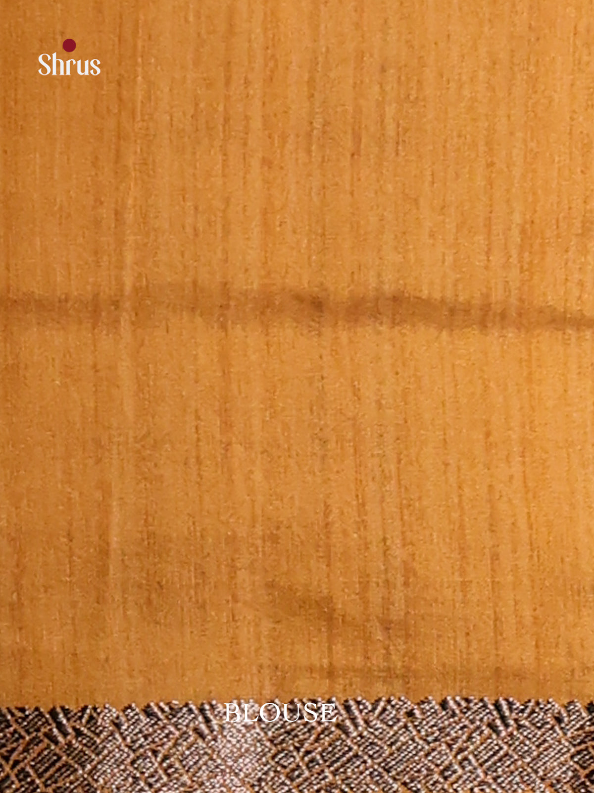Mustard - Semi Jute Saree - Shop on Shrus.com