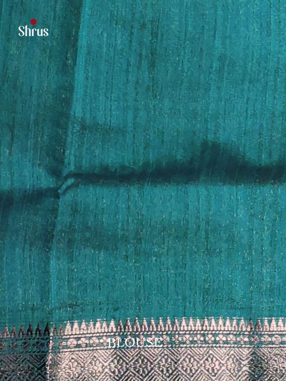 Green - Semi Jute Saree - Shop on Shrus.com