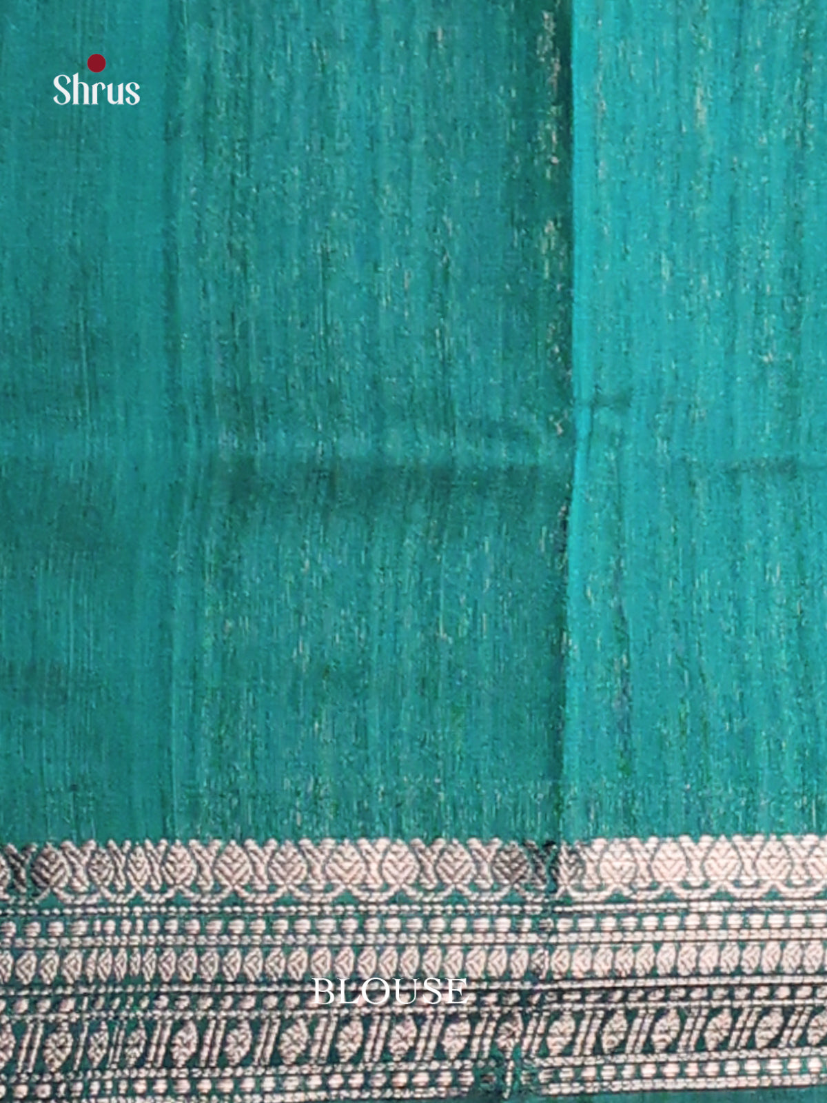 Green - Semi Jute Saree - Shop on Shrus.com