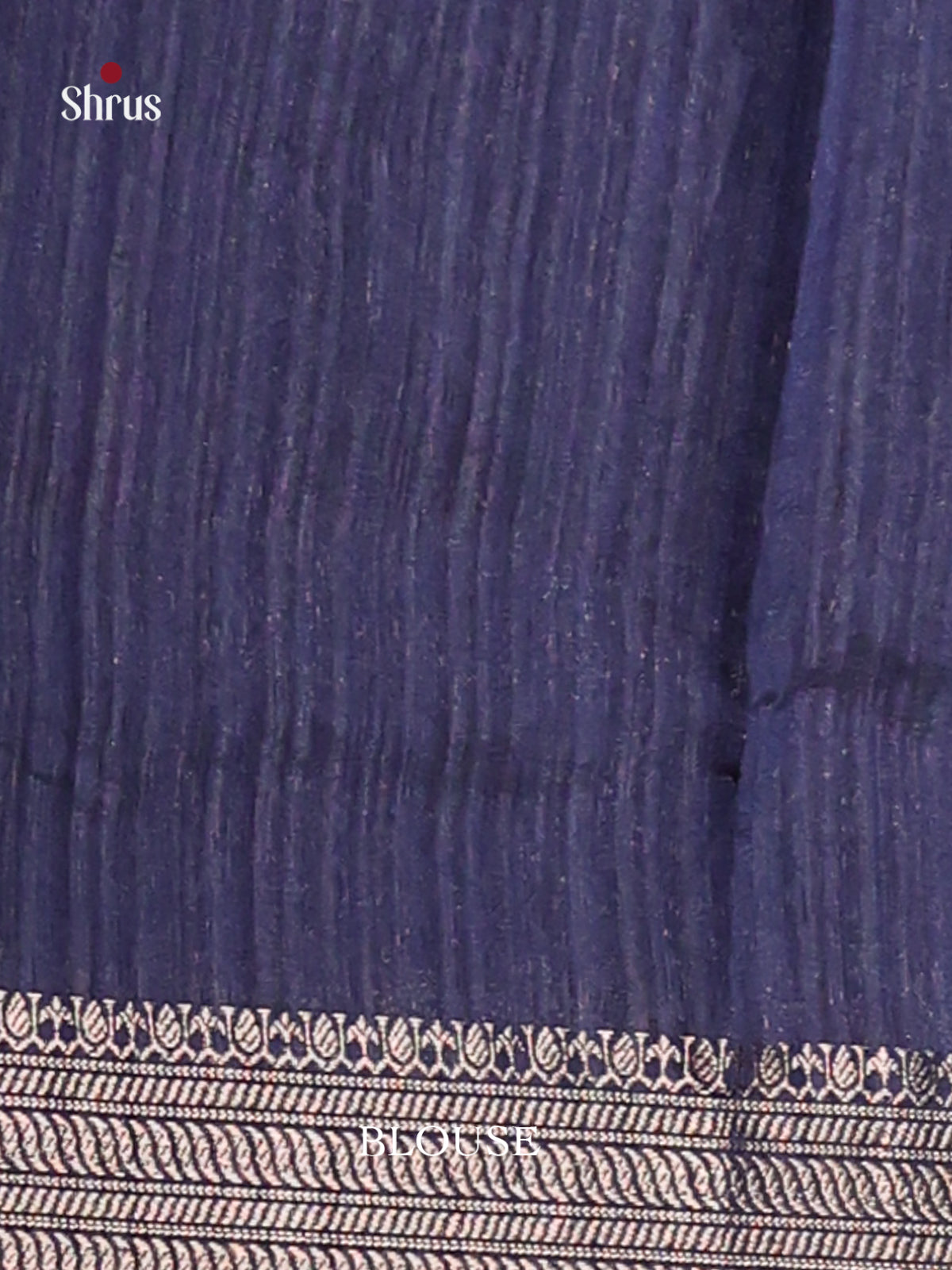 Blue - Semi Jute Saree