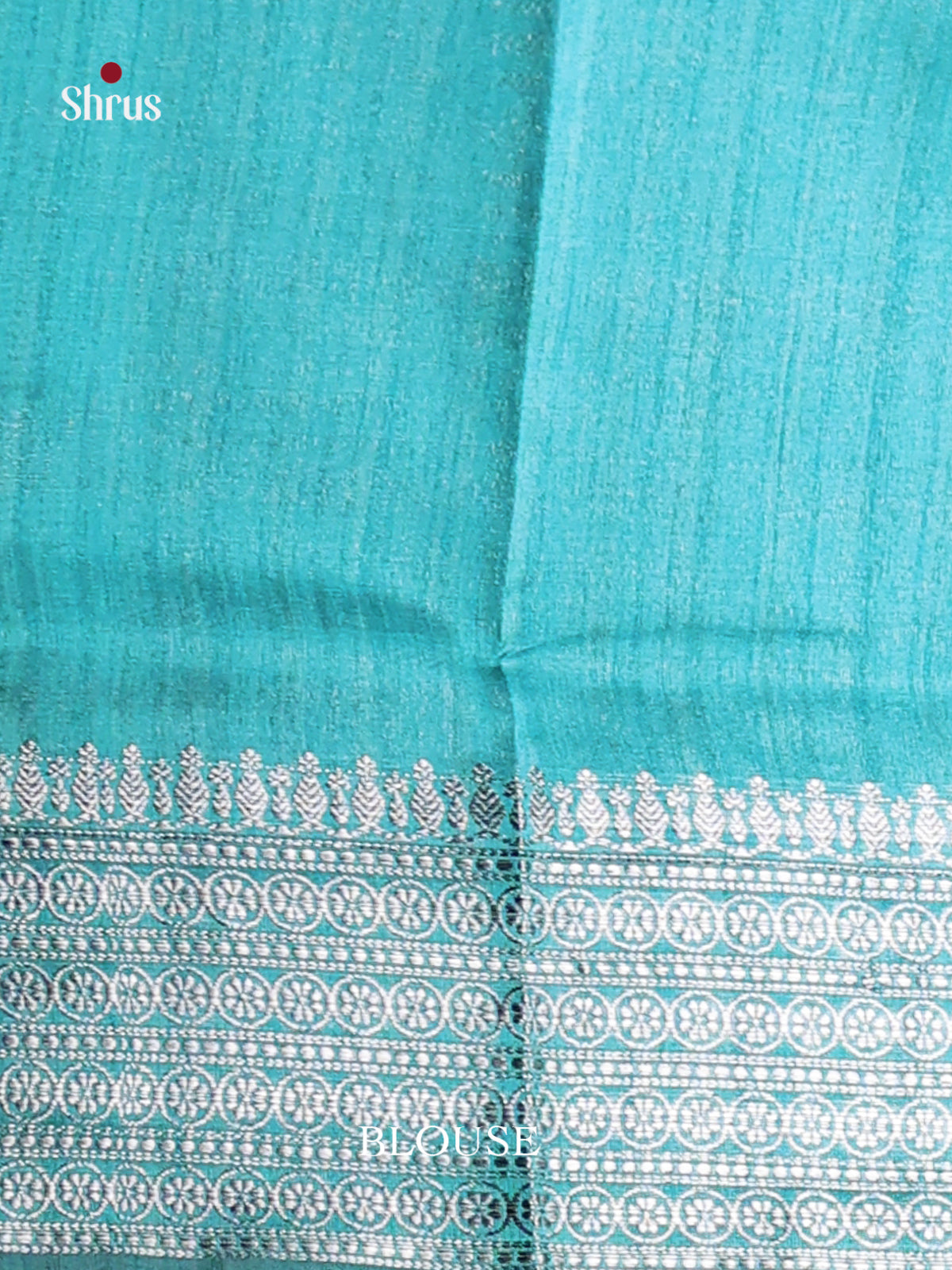 Teal Green(Single Tone) - Semi Jute Saree