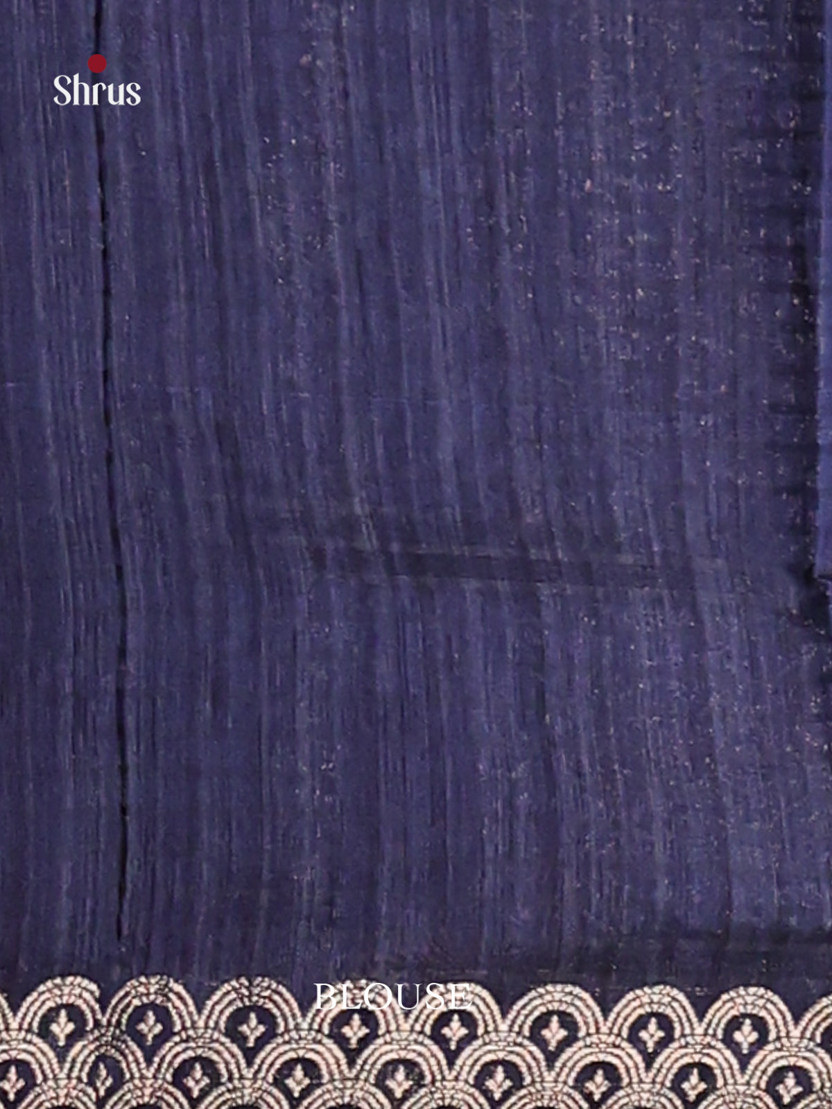 Blue - Semi Jute Saree