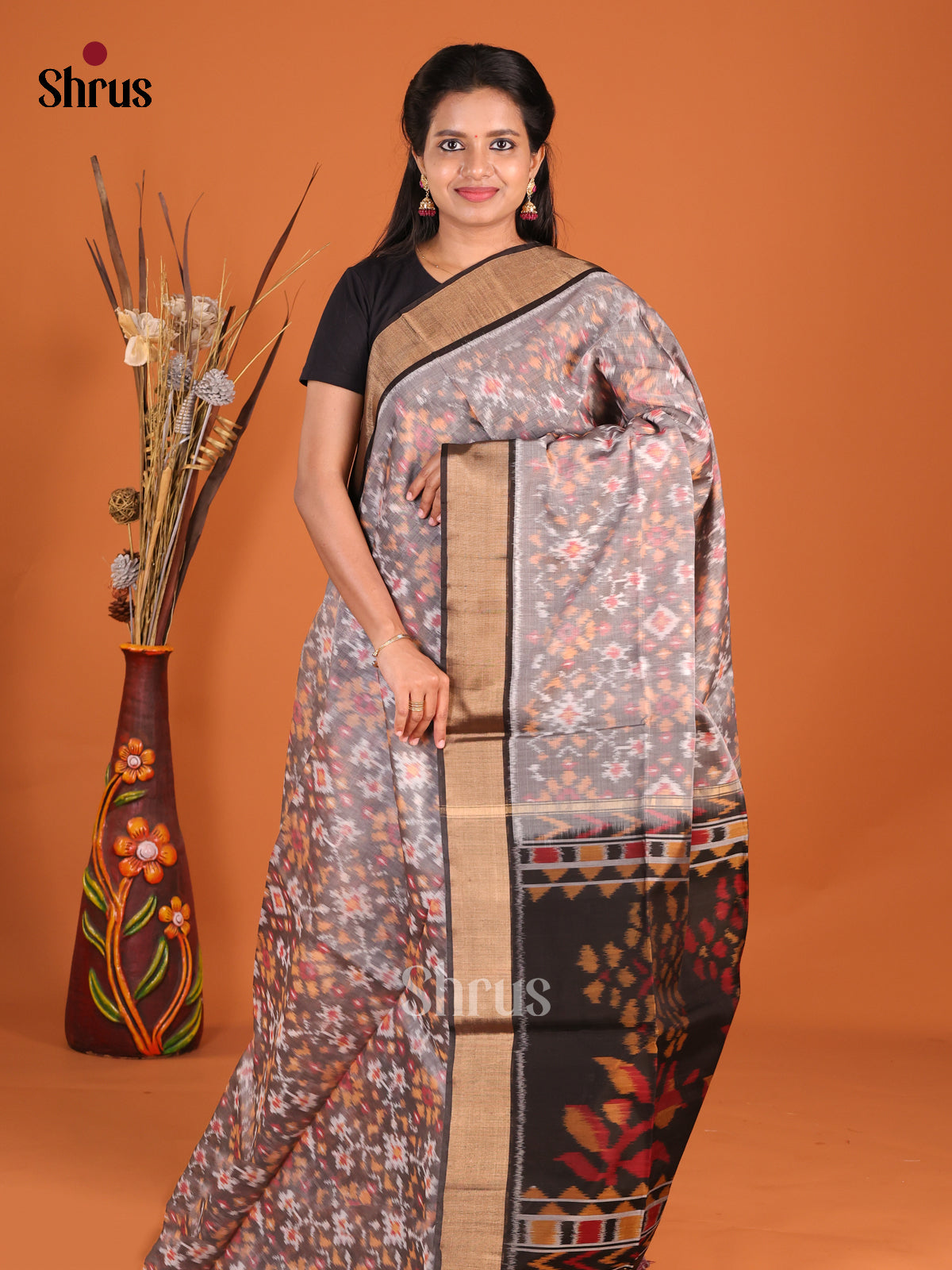 DHS20085 - Pochampally sico Saree - Shop on Shrus.com