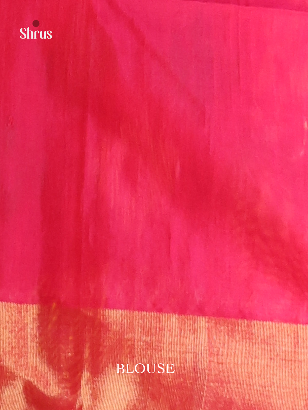 Exquisite Blue Pochampally Silk Cotton Saree with Pink Floral Ikat Pallu - Shop on Shrus.com