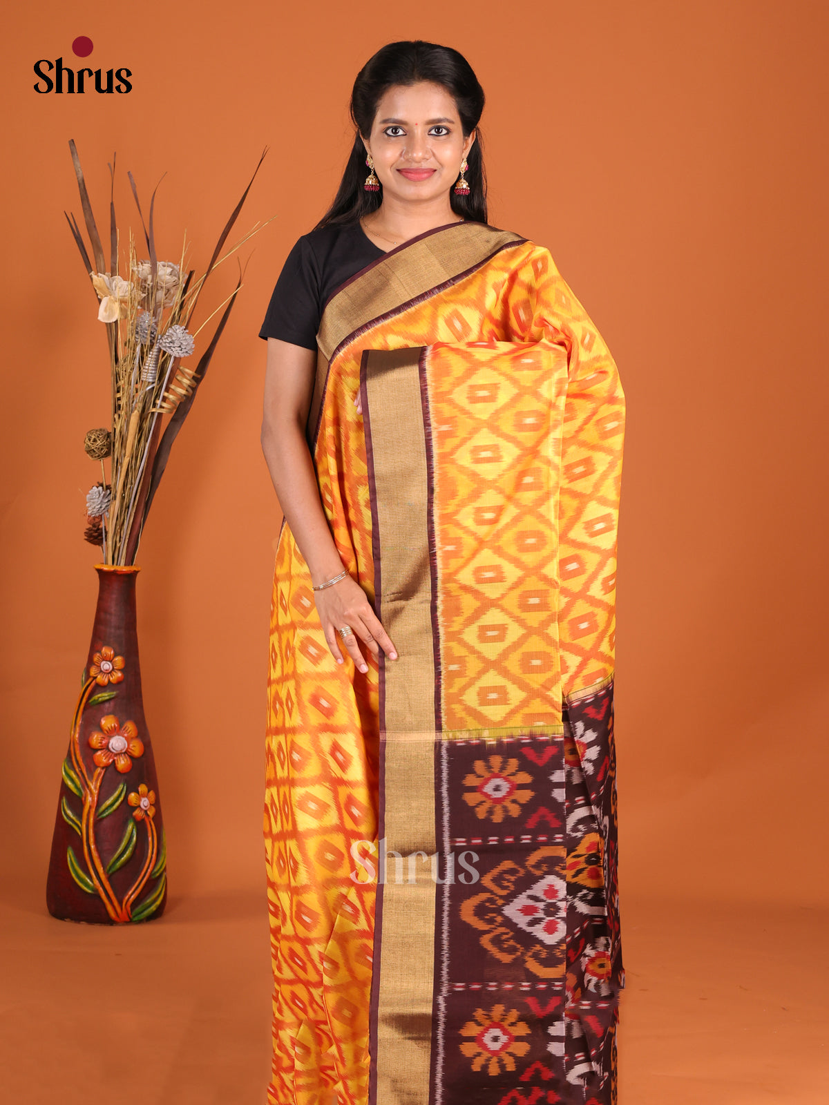 DHS20091 - Pochampally sico Saree - Shop on Shrus.com
