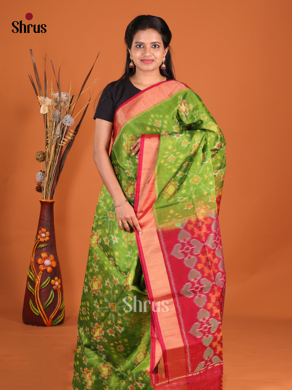 DHS20098 - Pochampally sico Saree - Shop on Shrus.com