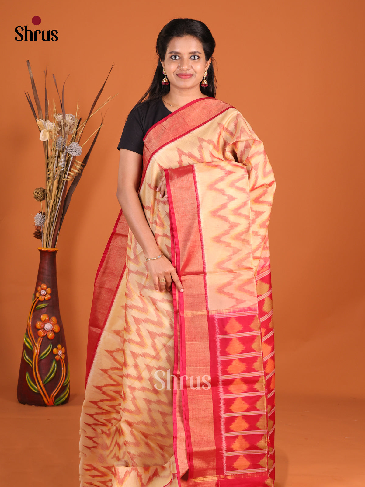 DHS20103 - Pochampally sico Saree - Shop on Shrus.com