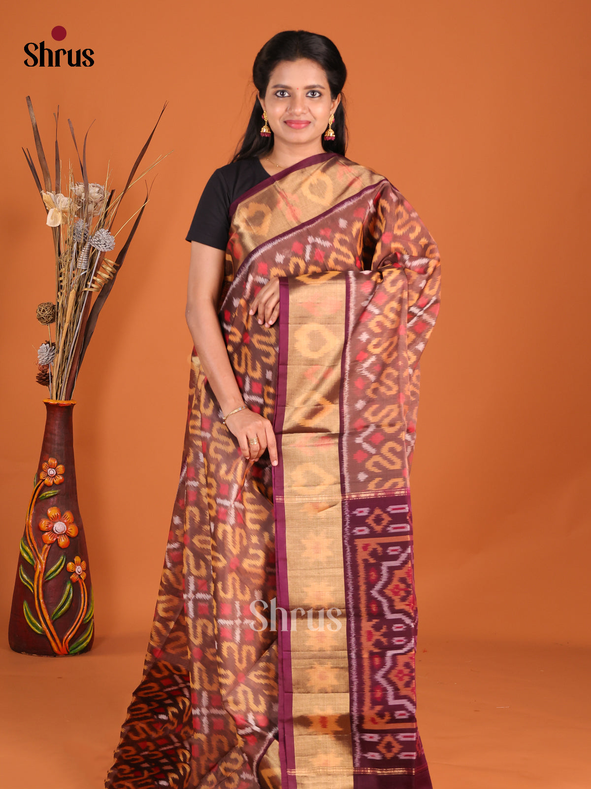 DHS20114 - Pochampally sico Saree - Shop on Shrus.com