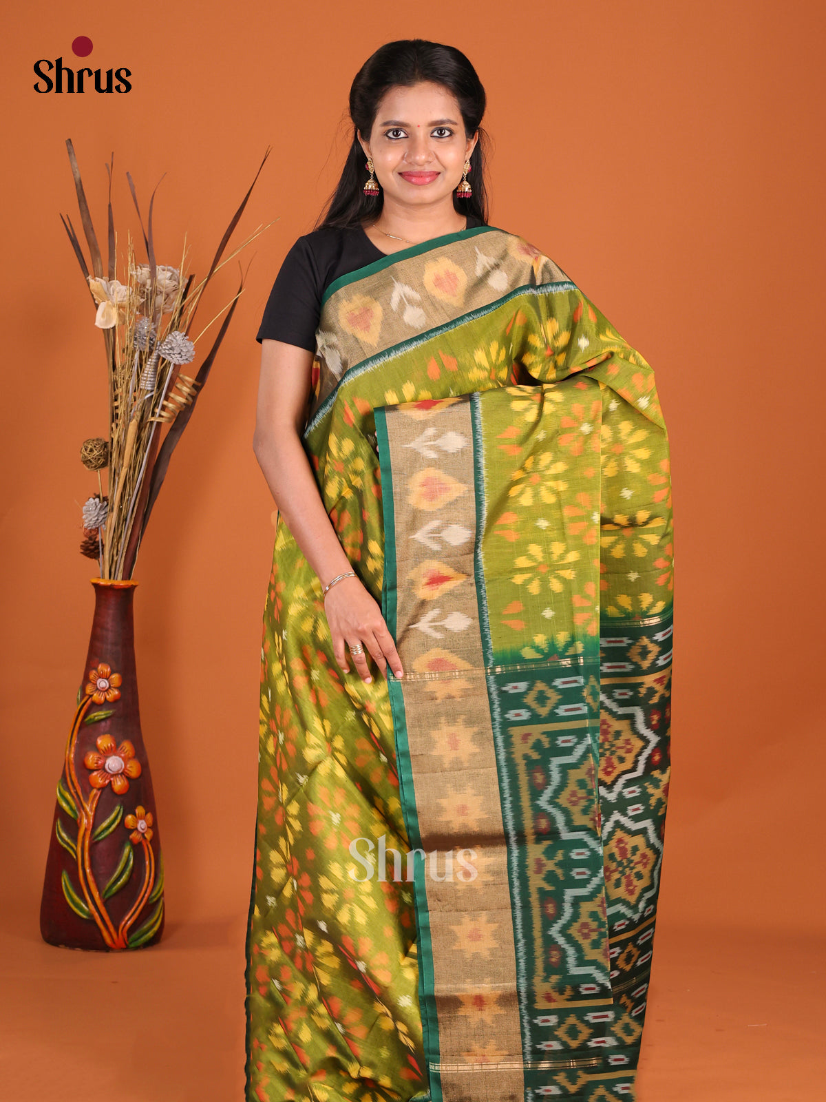 DHS20115 - Pochampally sico Saree - Shop on Shrus.com