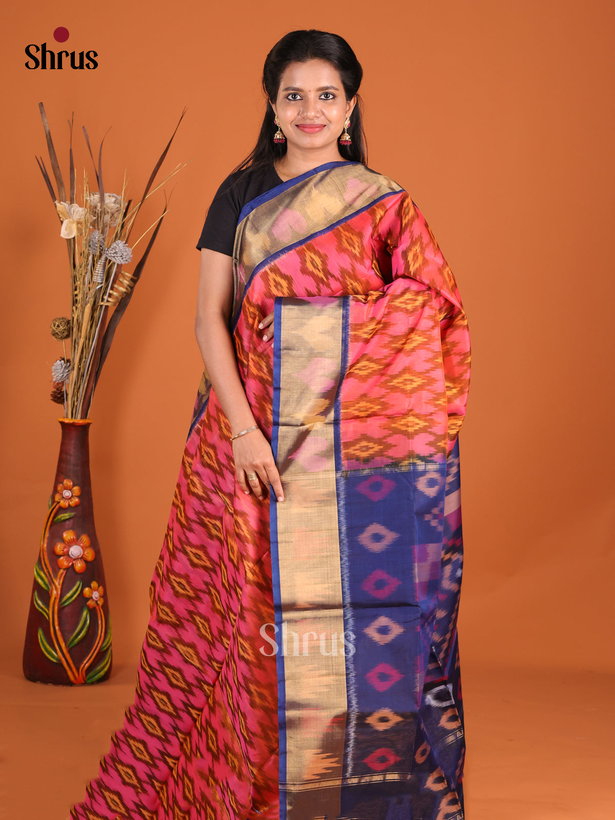 DHS20116 - Pochampally sico Saree - Shop on Shrus.com