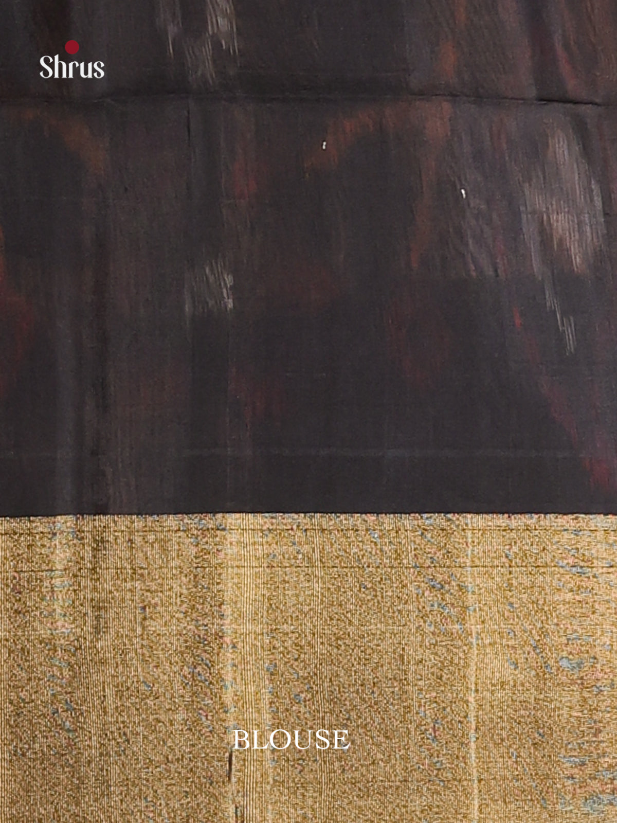 Serene Blue Pochampally Silk Cotton Saree with Ikat Patterns & Black Pallu