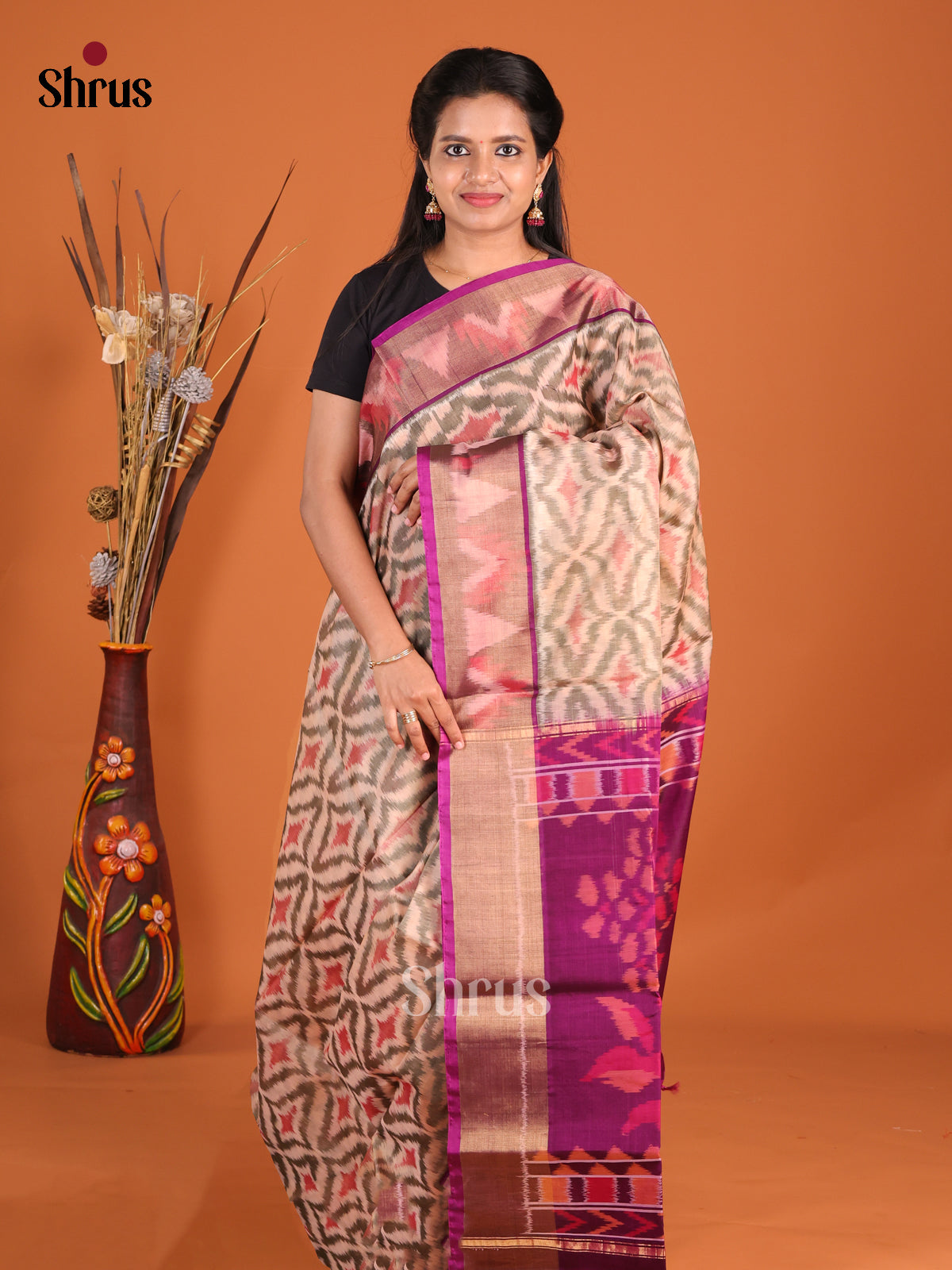 DHS20128 - Pochampally sico Saree - Shop on Shrus.com